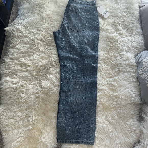 zara rhinestone jeans - Picture 4 of 7